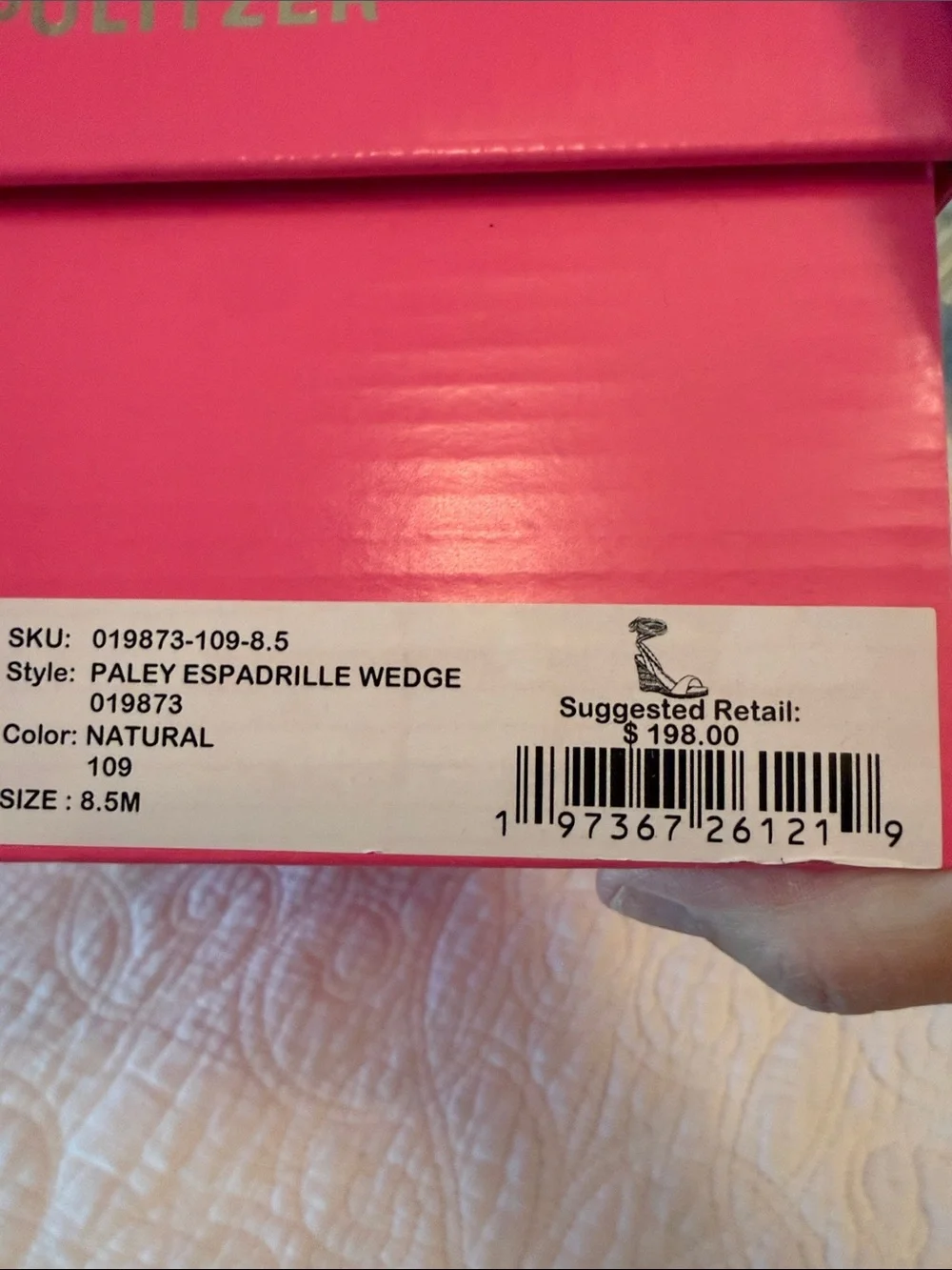 Lilly Pulitzer Metallic Gold Wedge Espadrilles